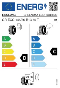 LINGLONG GREENMAX ECO-TOURING 145/80 R13 75 T - D, C, 70 dB - Bild 2 von 2