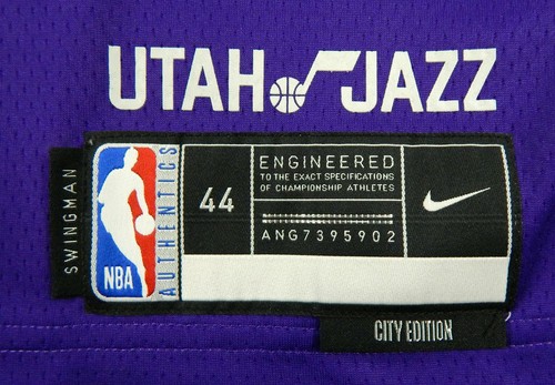 Camiseta deportiva para hombre Utah Jazz en blanco # Swingman púrpura City Nike nueva con etiquetas M 90s 2023-24 - Imagen 5 de 7