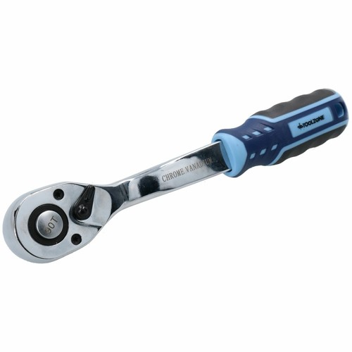 Extra feine 90 Zähne Profi Ratsche 1/2" Antrieb Schnellspanner Steckschlüsselgriff - Bild 1 von 3