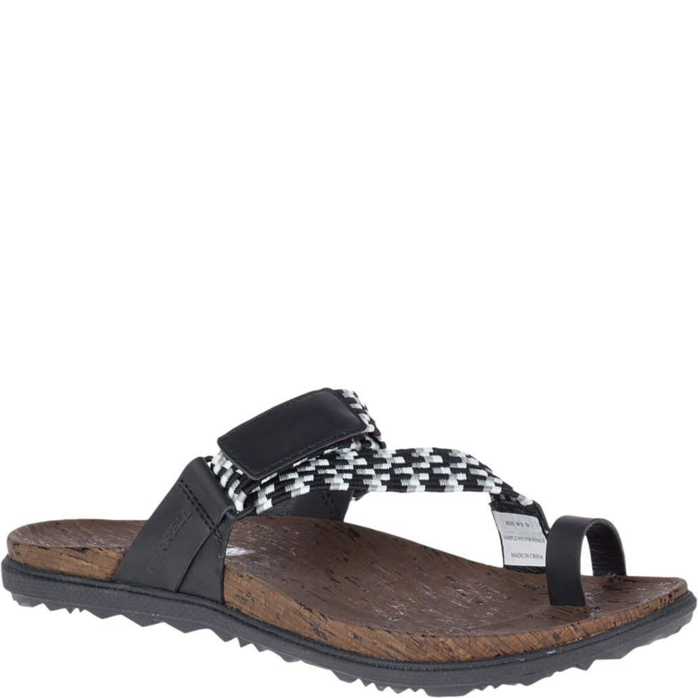 NWT Merrell Around Town Sunvue Strap Black Black Black Texture Comfort thong Sandals 7 ed4caf NWT Merrell Around Town Sunvue Strap Black Black Black Texture Comfort thong Sandals 7 ed4caf
