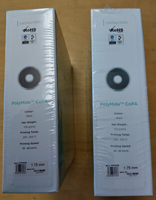 2 Pack a 750 g Polymaker PolyMide CoPA 1,75 mm Filament neu in OVP