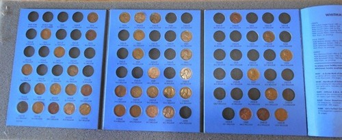 1 centavo Whitman Lincoln #9004, con 41 monedas, 1909 a 1940; centavo de trigo dinero antiguo - Imagen 2 de 6