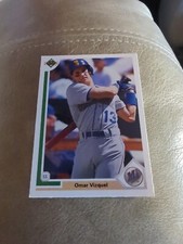 Omar Vizquel 1991 Upper Deck #593 Seattle Mariners 
