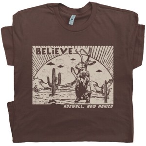 Roswell-Jackalope-T-Shirt-UFO-Graphic-Tee-Men-Womens-New-Mexico-Area-51-Aliens