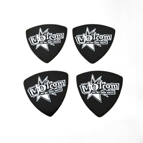 Volcom en'ter-tain'ment Original Gitarren-Plektrum-Set 4-teilig schwarz limitiert selten kostenloser Versand - Bild 3 von 4