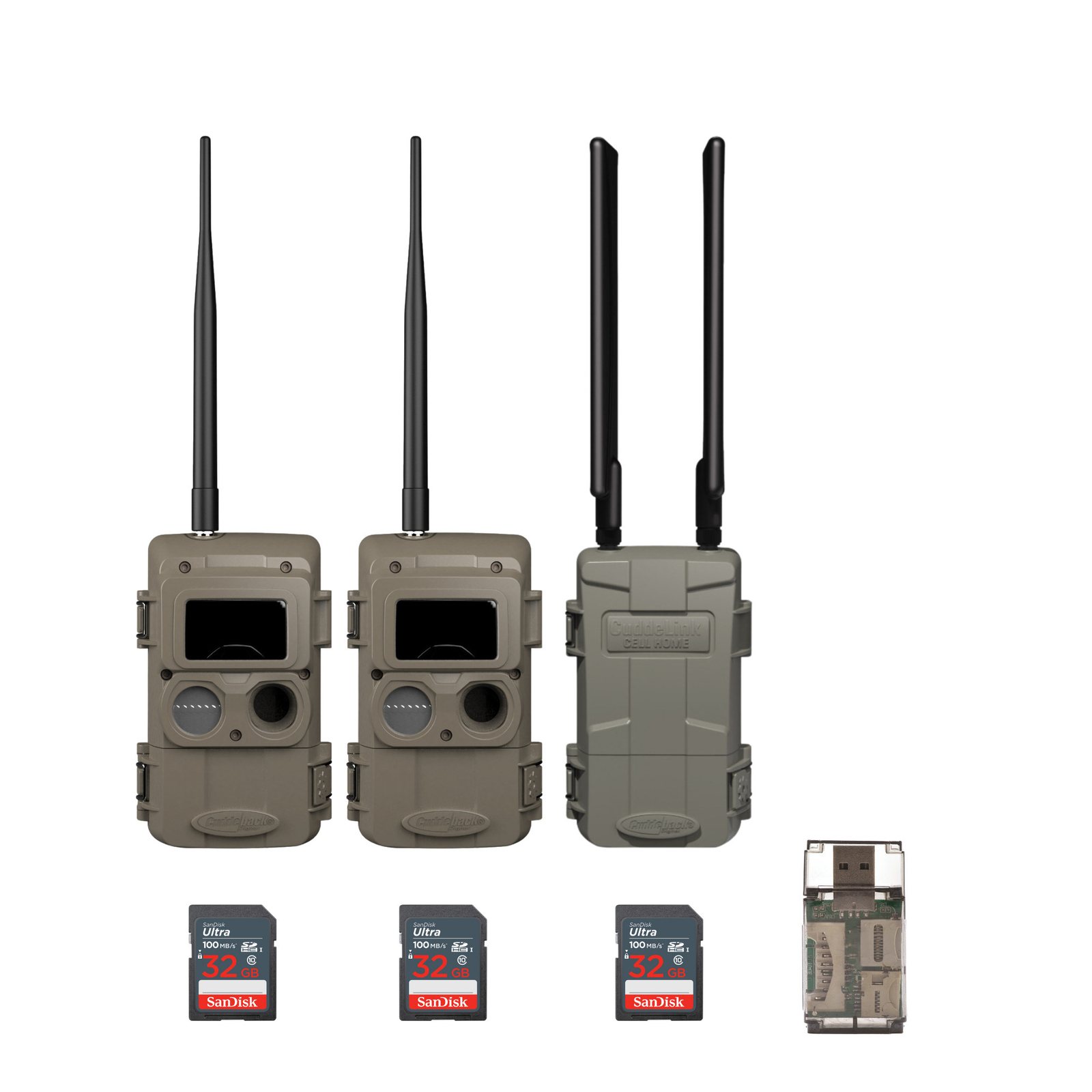 Комплект Cuddeback CuddeLink Wireless 3-го поколения из 2 пакетов со стартовым набором для домашней камеры