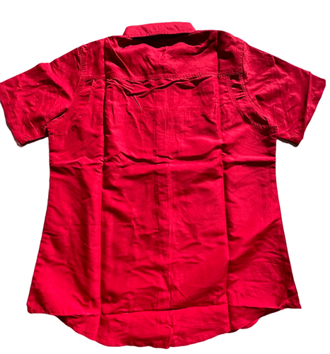 Harriton Womens Short Sleeves Button Up Shirt Size M - Picture 5 of 6