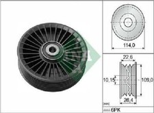Original INA Desviación Papel de Liderazgo Trapezoidal 532 0108 10 para Infiniti