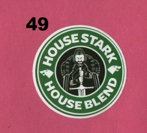 GAME of THRONES Stickers Stark Lannister Dragons 60 styles GoT Dire Wolf FANTASY - Picture 59 of 70