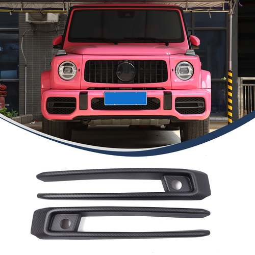 Cubierta antiniebla parachoques delantero negro mate para Mercedes Clase G W463 G63 2019-2023 - Imagen 1 de 12