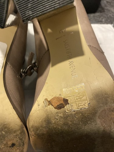 Saks Fifth Avenue Size 8M Women’s Ankle Boots Sold With Non Original Box. - Picture 10 of 11