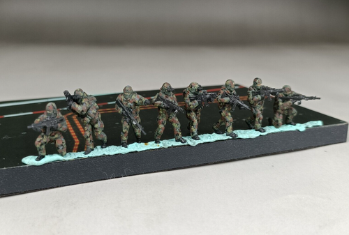1/72 Built and Painted Modern German KSK Special Force 8 Figures Model - Picture 11 of 14