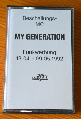 Beschallungs-MC *MY GENERATION* (Polystar) Demo Promo Werbung TV Funk Werbung - Picture 1 of 2