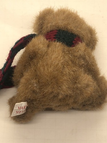 Mary Meyer Jointed Bear 6” Plush Plaid Scarf 1995 - Picture 2 of 7