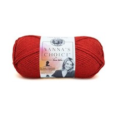 1 Knäuel Lion Brand Yarn Vanna's Choice Garn Acryl Korallenrot 1 Packung 156