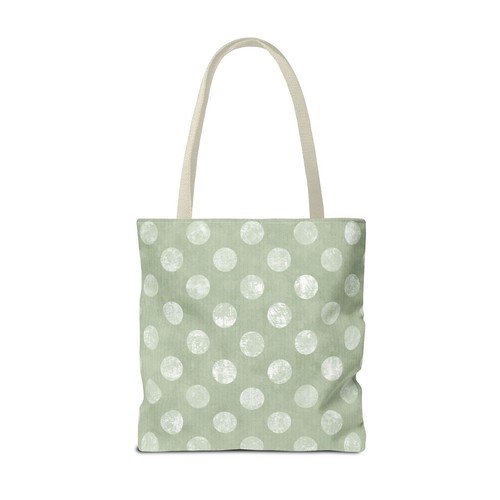 Christmas Color Big Dots Tote Bag - Holiday Shopping Bag, Red Green Polka Dot - Picture 27 of 61