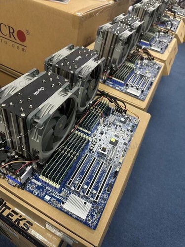 Gigabyte MZ73-LM0 Rev.2 With 2x AMD EPYC 9754 + 768GB RAM 5T M.2 Case+PSU+System - Bild 10 von 10