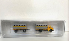 Brekina 1:87 010546 MB L322 Lastzug mit Plattformaufbau - TOP + OVP A401