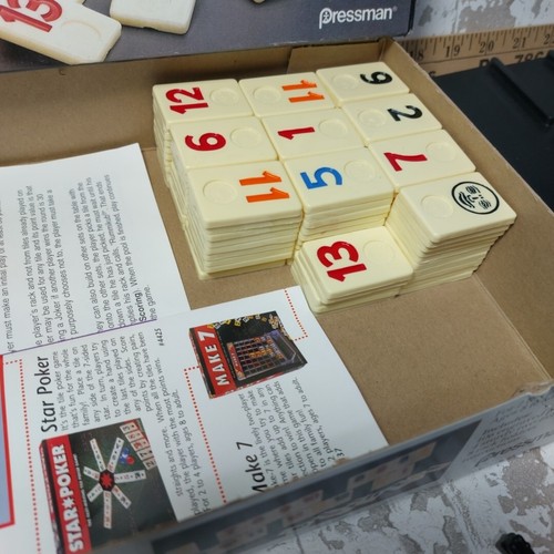Vintage Rummikub 99% COMPLETE Rummy Tile Game 1990 Pressman - Picture 2 of 9