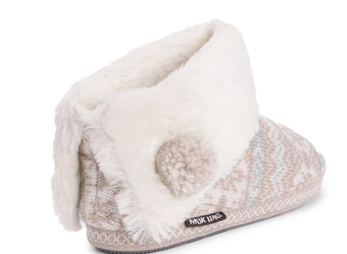 Muk Luk Womens Melinda Slippers.Indoor Outdoor Fairy Dust Color. Sz M NWT Soft. - Picture 11 of 12