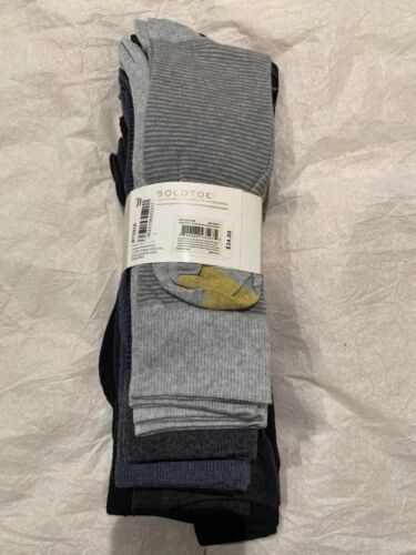 Gold Toe Men's 7 Pairs Multi-Color Socks Size 10-13 NEW 7 Days 7 Styles $21 - Picture 4 of 7