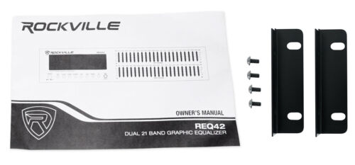 Rockville REQ42-B Equalizzatore Home Theater 2 x 21 bande - Foto 6 di 7