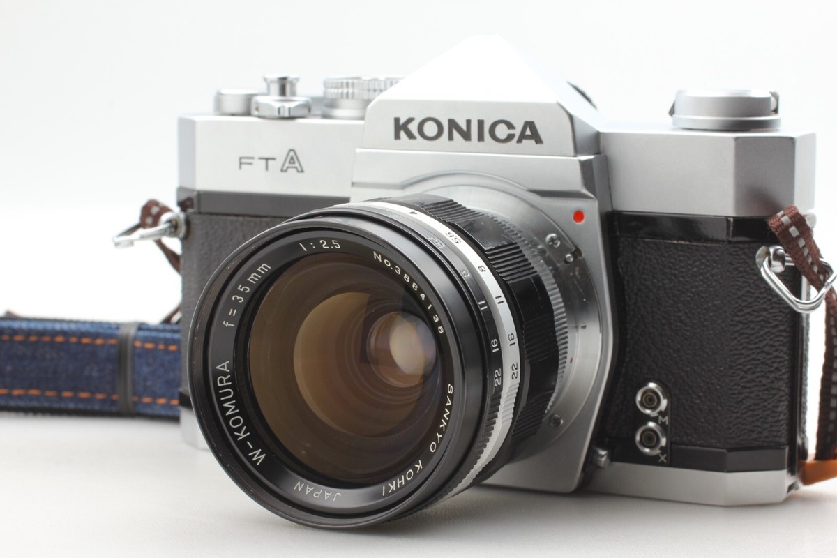 ⭐︎ konica ftA w/Strap[N.MINT] KONICA FTA SLR lens set 35mm f2.5 film