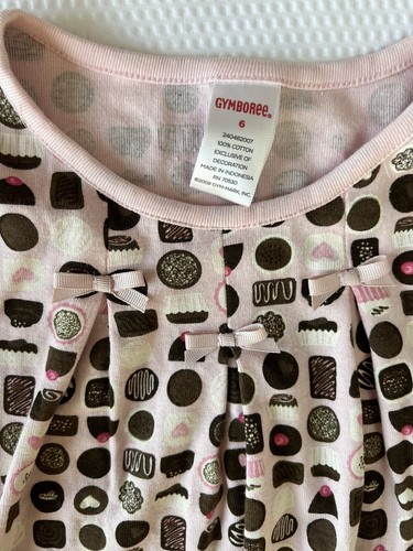 gymboree NWT 6 Sweeter Than Chocolate candy valentine dress hair clips - Picture 3 of 8