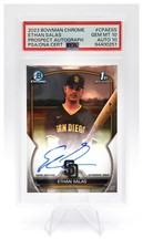 2023 Bowman Chrome Ethan Salas #CPA-ESS Prospect Autograph 1st PSA GEM MT 10/10
