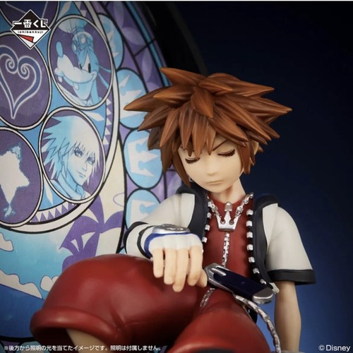 Kingdom Hearts Sora Statua Figure Linking Hearts Ichiban Kuji Japanese NEW - Foto 8 di 11
