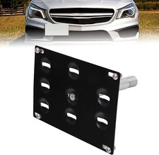 For Benz X204 GLK250 X253 GLC300 350 Front Tow Hook License Plate Bracket Mount