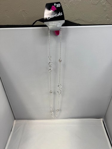 George Essentials Brand Hypo-Allergenic Silver Tone Fashion Necklace