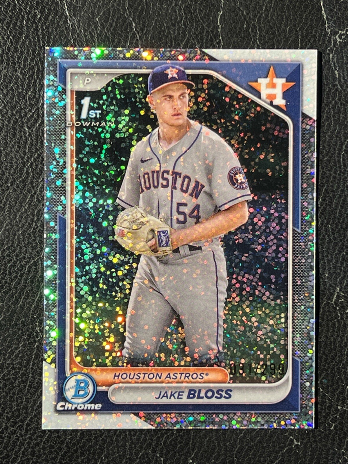 JAKE BLOSS 2024 Bowman Chrome Speckle Refractor 31/299 BCP-189