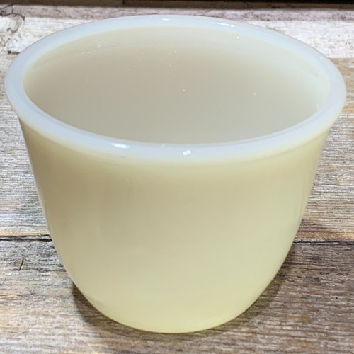 Vintage Fire-King, Oven Glass Pudding Bowl, Milk Glass, 2.75" - Picture 5 of 7