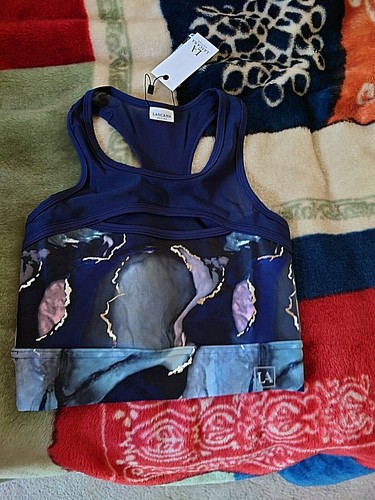 Top mit Glitzer