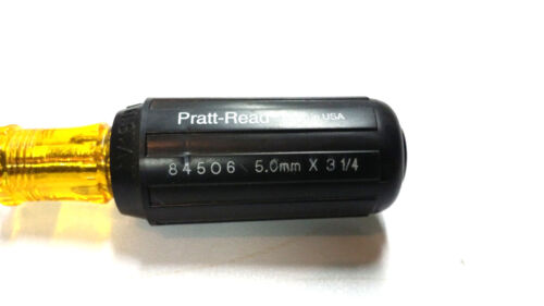 Pratt-Read 84506 Nutdriver - 5.0mm x 3 1/4" Rubber Grip *Made in the USA* - Picture 3 of 4