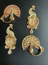 360 Rotating CRYSTAL Peacock Cell Phone Ring Stand Holder Grip Fashion Stylish