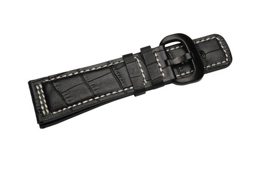 Nuevo Negro Premiun Italia Cuero Genuino Reloj Correa de Banda para SevenFriday - Imagen 2 de 8
