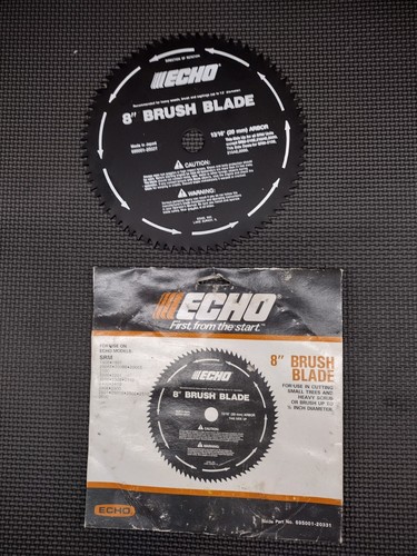 Genuine Echo 8" 80-tooth, 25mm Arbor, Brush Blade, 69500121432 New - Picture 2 of 3