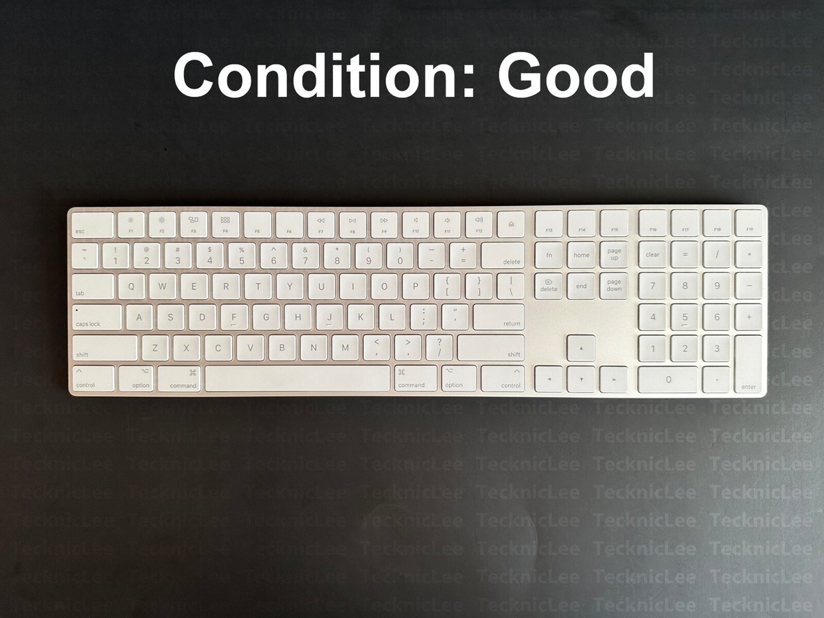 Apple Magic Keyboard w/ Numeric Keypad US Bluetooth Wireless Apple Magic Keyboard w/ Numeric Keypad US Bluetooth Wireless