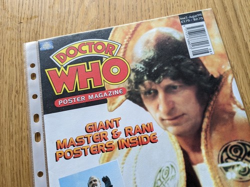 Doctor Who Poster Magazine 5 Time Lords of Gallifrey Vintage Retro DWM Marvel - Picture 3 of 4