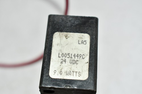 Parker L0051449C Solenoid Valve Coil 24 VDC 9.0W - Picture 2 of 3