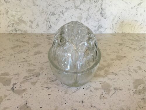 VMC Glas Blumen Frosch Reims Hergestellt in Frankreich OVAL 14 Löcher mit Etikett 6” x 4” x 3,5” - Bild 2 von 8