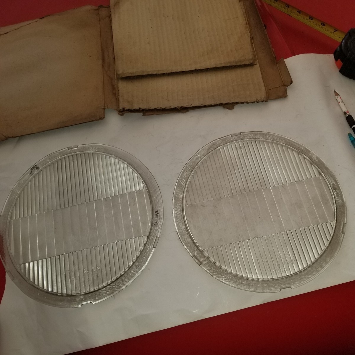 1927-1928 Studebaker LaSalle Guide TiltRay Headlight Lenses