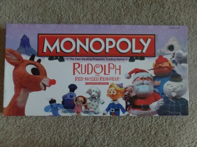 Monopoly Rudolph The Red Nosed Reindeer Collectors Brand New Factory Sealed