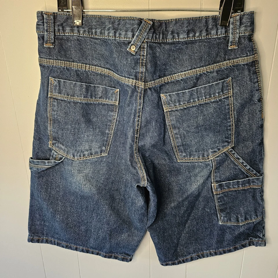 Old Navy Loose Painters Jean Shorts 33" Waist  Carpenter EUC - Image 2 of 4