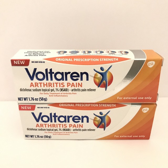 x2 Arthritis Pain Topical NSAID Gel 1.76 Oz Each - Exp. 12/2022 | eBay