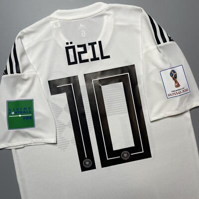 GERMANY ADIDAS 2018 WORLD CUP FOOTBALL HOME JERSEY #10 OZIL SIZE