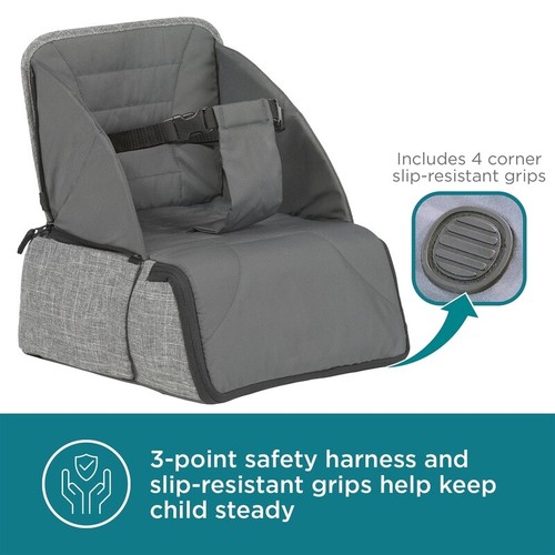 2-in-1 Portable Booster Seat Diaper Bag Backpack Travel Essential Baby Gear New - Picture 9 of 13
