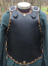 Medieval Leather Breastplate,Leather Body Armour,LARP Cosplay Costume Armour